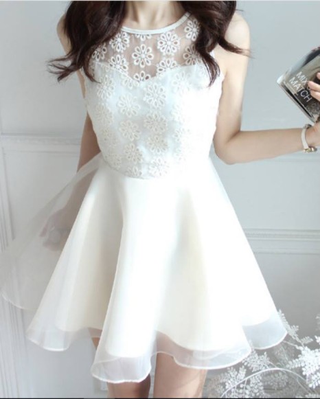 sd-8773 dress-white